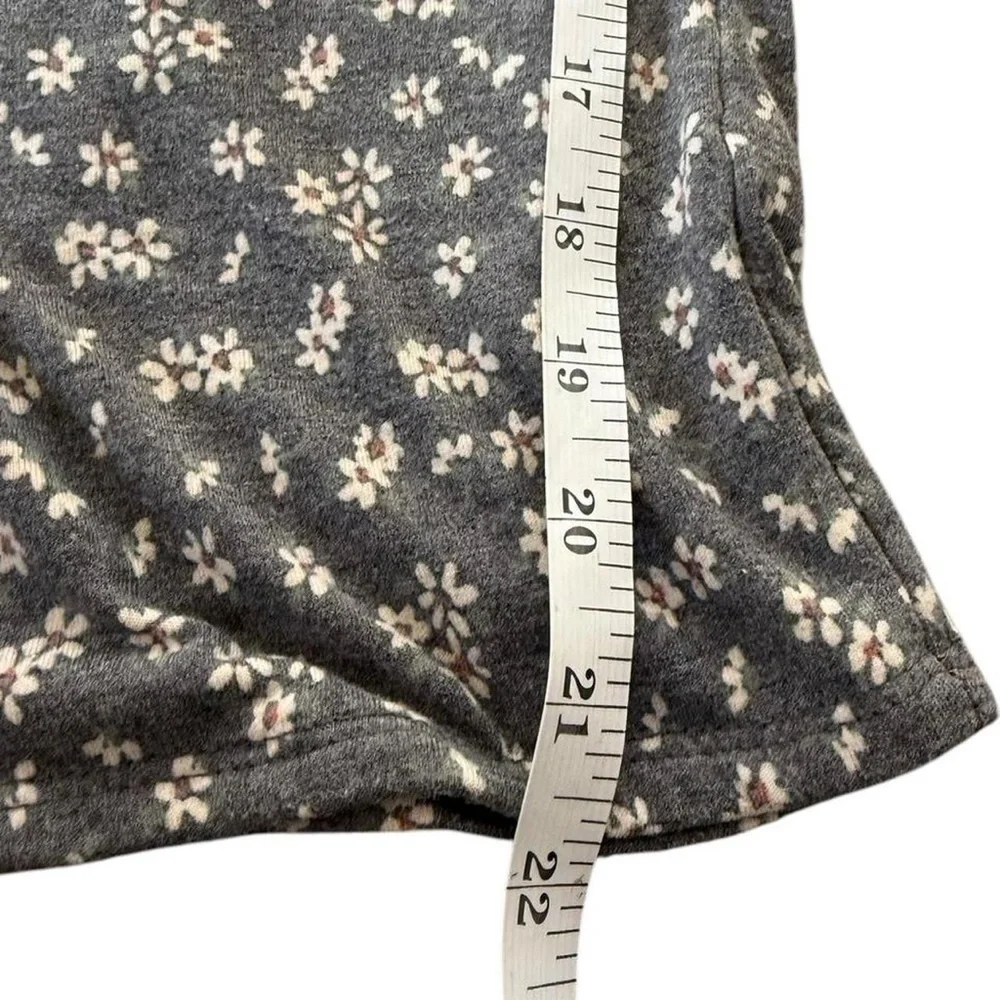 Bohme Gray Floral Blouse - Picture 5 of 5